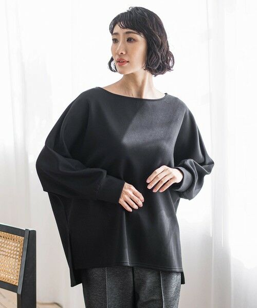 la.f... / ラ・エフ カットソー | 【WEB限定】""もっちり素材""ダンボールドルマンプルオーバー≪手洗い可能≫ | 詳細18