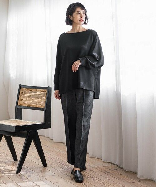 la.f... / ラ・エフ カットソー | 【WEB限定】""もっちり素材""ダンボールドルマンプルオーバー≪手洗い可能≫ | 詳細19