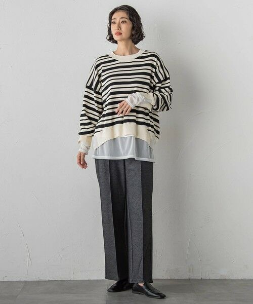 la.f... / ラ・エフ カットソー | 【WEB限定】”重ねるだけで格上げ”レイヤードインナー | 詳細15