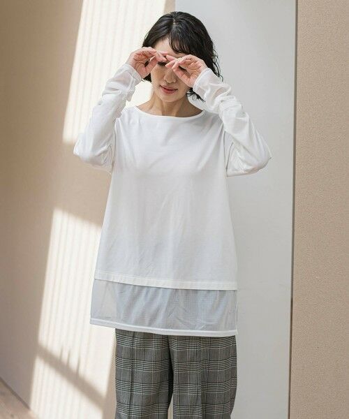 la.f... / ラ・エフ カットソー | 【WEB限定】”重ねるだけで格上げ”レイヤードインナー | 詳細2