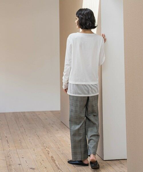 la.f... / ラ・エフ カットソー | 【WEB限定】”重ねるだけで格上げ”レイヤードインナー | 詳細9