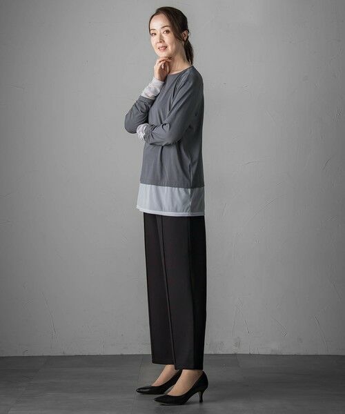 la.f... / ラ・エフ その他パンツ | 【WEB限定】""もっちり素材""ダンボールワイドパンツ≪手洗い可能≫ | 詳細10