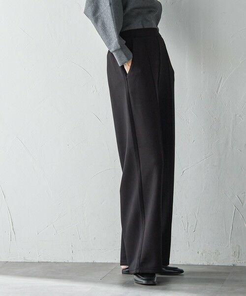 la.f... / ラ・エフ その他パンツ | 【WEB限定】""もっちり素材""ダンボールワイドパンツ≪手洗い可能≫ | 詳細2