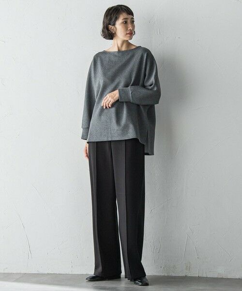 la.f... / ラ・エフ その他パンツ | 【WEB限定】""もっちり素材""ダンボールワイドパンツ≪手洗い可能≫ | 詳細4