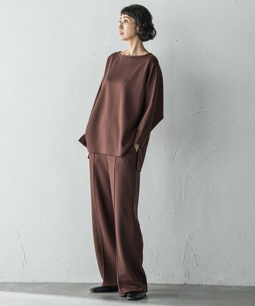 la.f... / ラ・エフ その他パンツ | 【WEB限定】""もっちり素材""ダンボールワイドパンツ≪手洗い可能≫ | 詳細14