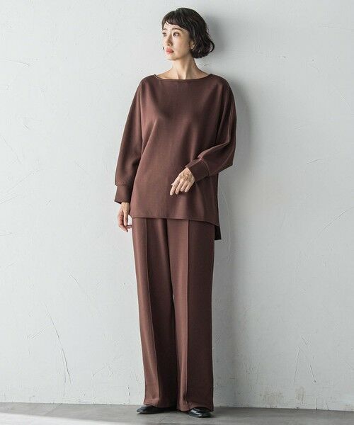 la.f... / ラ・エフ その他パンツ | 【WEB限定】""もっちり素材""ダンボールワイドパンツ≪手洗い可能≫ | 詳細16