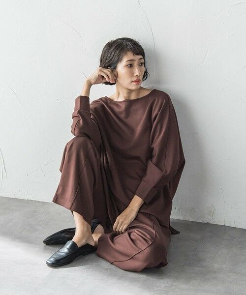 la.f... / ラ・エフ その他パンツ | 【WEB限定】""もっちり素材""ダンボールワイドパンツ≪手洗い可能≫ | 詳細18