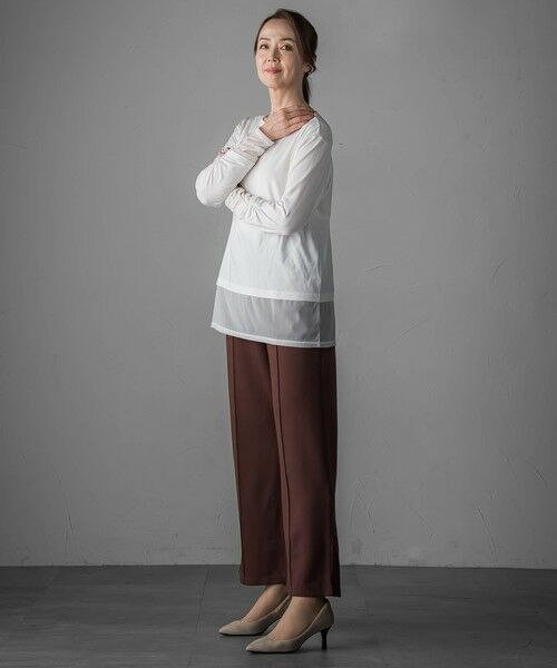 la.f... / ラ・エフ その他パンツ | 【WEB限定】""もっちり素材""ダンボールワイドパンツ≪手洗い可能≫ | 詳細20