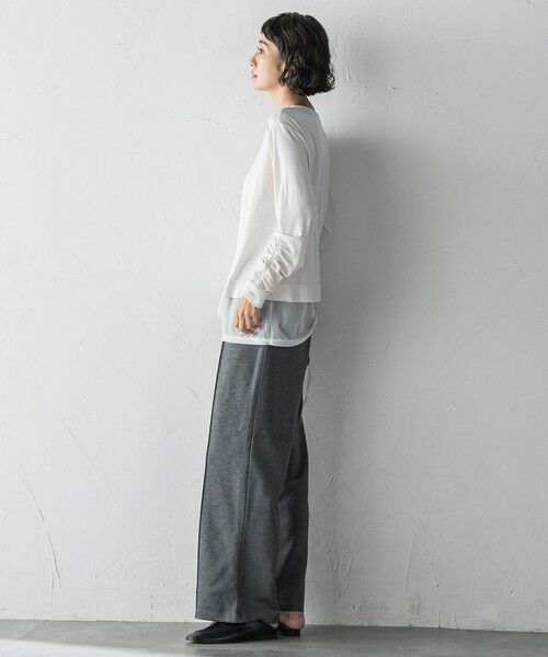 la.f... / ラ・エフ その他パンツ | 【WEB限定】""もっちり素材""ダンボールワイドパンツ≪手洗い可能≫ | 詳細29