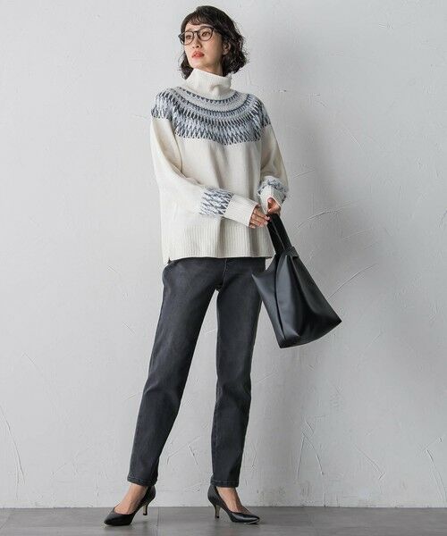 la.f... / ラ・エフ ニット・セーター | フェアアイル柄ニット | 詳細11