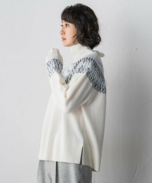 la.f... / ラ・エフ ニット・セーター | フェアアイル柄ニット | 詳細2