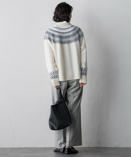 la.f... / ラ・エフ ニット・セーター | フェアアイル柄ニット | 詳細6