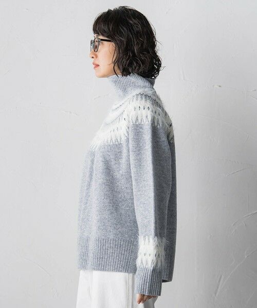 la.f... / ラ・エフ ニット・セーター | フェアアイル柄ニット | 詳細16