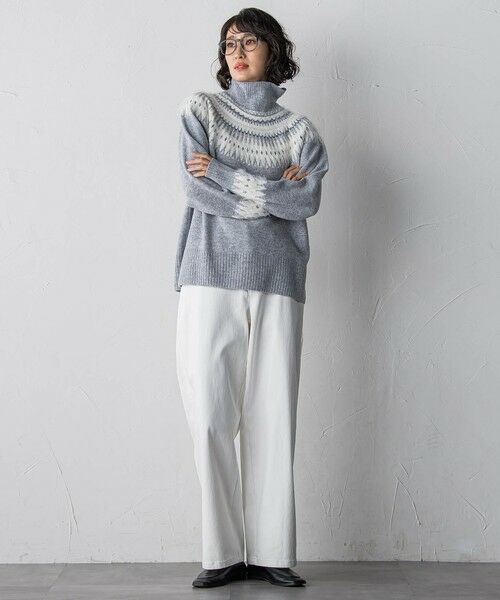 la.f... / ラ・エフ ニット・セーター | フェアアイル柄ニット | 詳細18