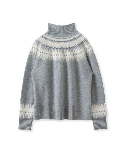 la.f... / ラ・エフ ニット・セーター | フェアアイル柄ニット | 詳細30