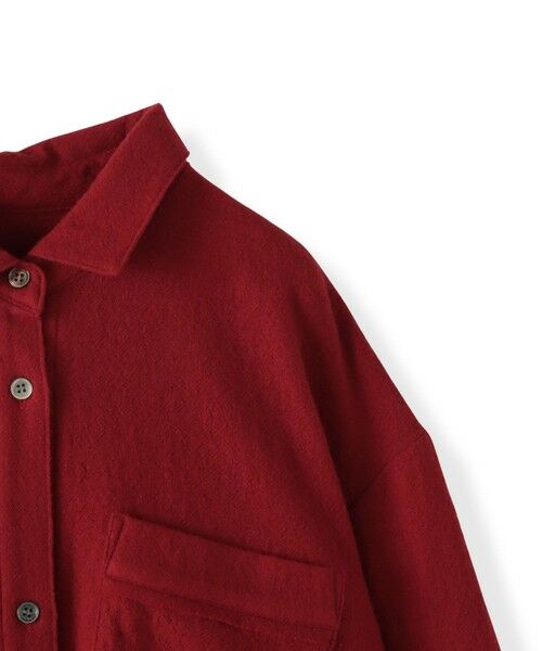 la.f... / ラ・エフ シャツ・ブラウス | ウールリファインシャツ | 詳細11