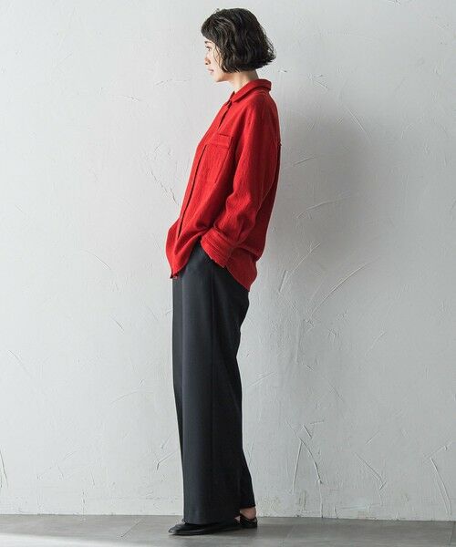 la.f... / ラ・エフ シャツ・ブラウス | ウールリファインシャツ | 詳細5