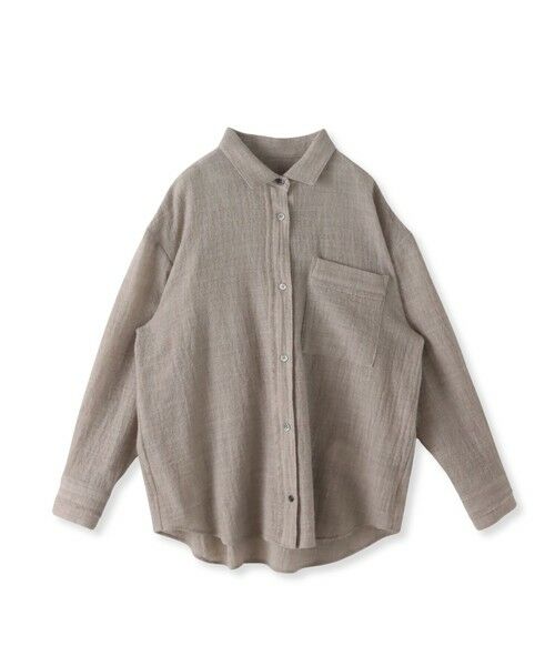 la.f... / ラ・エフ シャツ・ブラウス | ウールリファインシャツ | 詳細23