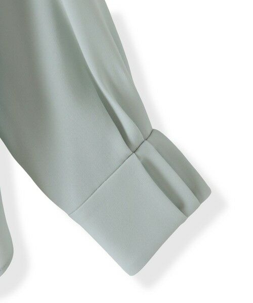 la.f... / ラ・エフ シャツ・ブラウス | メランジツイルノーカラーブラウス | 詳細22