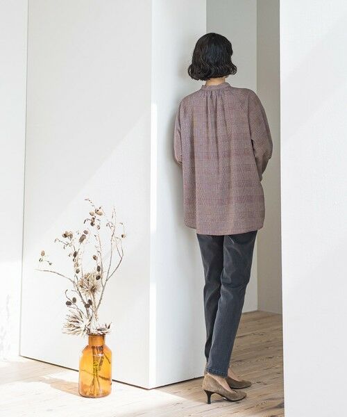 la.f... / ラ・エフ シャツ・ブラウス | ジョーゼットチェックブラウス≪洗濯機で洗える≫ | 詳細20