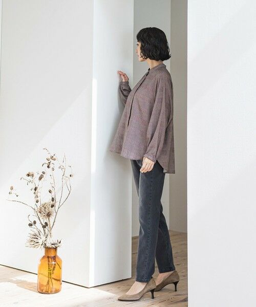 la.f... / ラ・エフ シャツ・ブラウス | ジョーゼットチェックブラウス≪洗濯機で洗える≫ | 詳細21