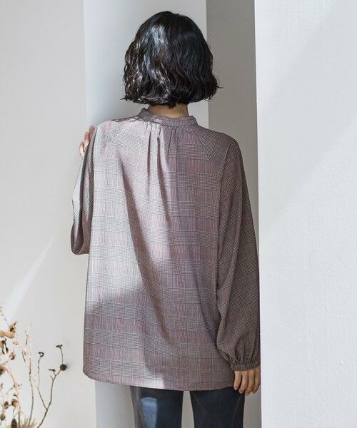 la.f... / ラ・エフ シャツ・ブラウス | ジョーゼットチェックブラウス≪洗濯機で洗える≫ | 詳細16