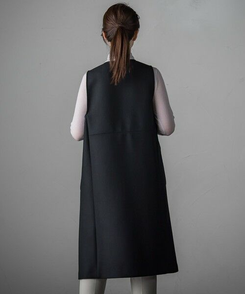 la.f... / ラ・エフ ロング・マキシ丈ワンピース | ウールツイードボンディングジャンスカ | 詳細3