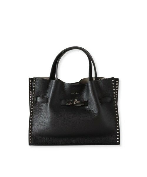 la.f... / ラ・エフ その他小物 | 【VIOLAd'ORO】スタッズ付きWフェイスレザートートバッグ | 詳細1