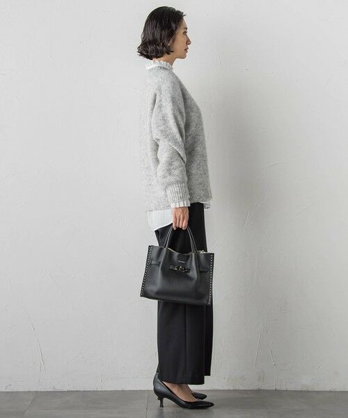 la.f... / ラ・エフ その他小物 | 【VIOLAd'ORO】スタッズ付きWフェイスレザートートバッグ | 詳細16