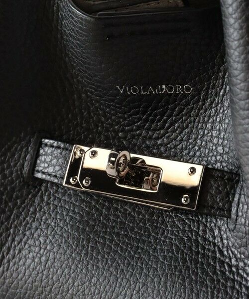 la.f... / ラ・エフ その他小物 | 【VIOLAd'ORO】スタッズ付きWフェイスレザートートバッグ | 詳細9