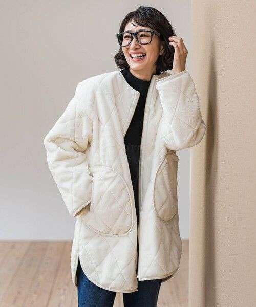 la.f... / ラ・エフ ダッフルコート | 【WEB限定】”まるで毛布”どちらも主役リバーシブルアウター | 詳細1