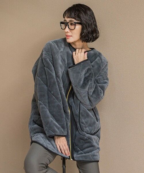 la.f... / ラ・エフ ダッフルコート | 【WEB限定】”まるで毛布”どちらも主役リバーシブルアウター | 詳細30