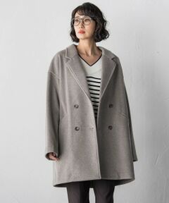la.f... / ラ・エフ ダッフルコート | 【biyori】ニットビーバーコート