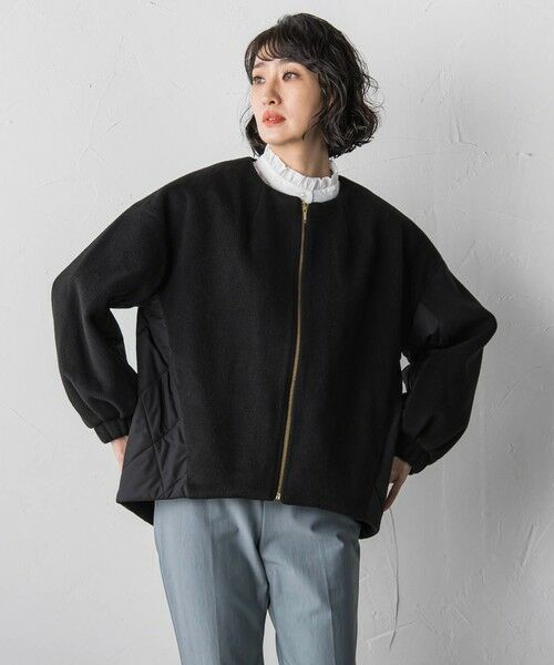 la.f... / ラ・エフ テーラードジャケット | 【biyori】キルティングノーカラーブルゾン | 詳細4