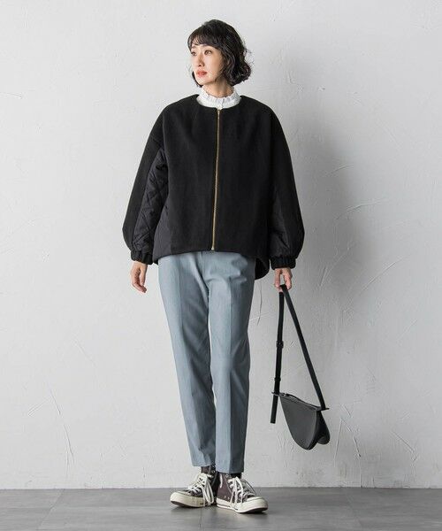 la.f... / ラ・エフ テーラードジャケット | 【biyori】キルティングノーカラーブルゾン | 詳細8