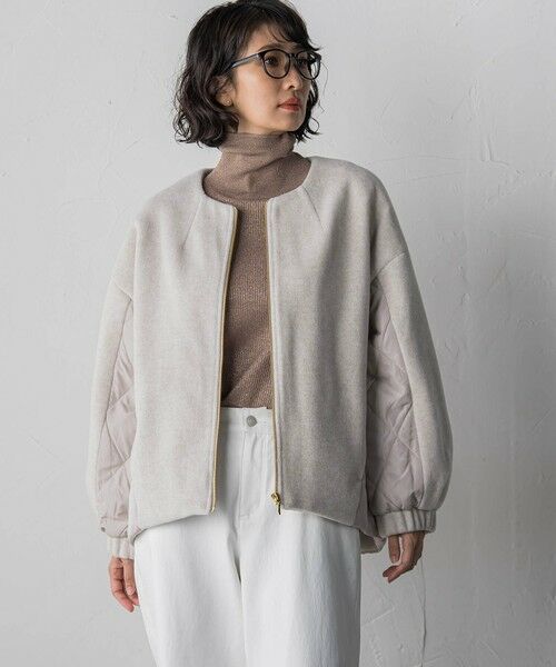 la.f... / ラ・エフ テーラードジャケット | 【biyori】キルティングノーカラーブルゾン | 詳細23