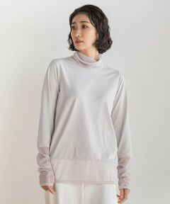 la.f... / ラ・エフ カットソー | シアー切り替えカットソー