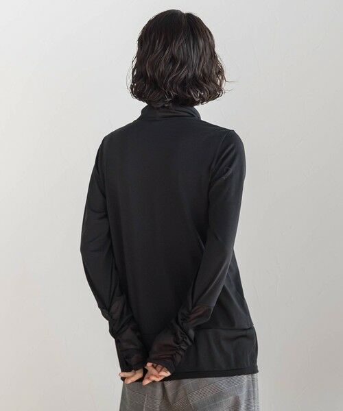 la.f... / ラ・エフ カットソー | シアー切り替えカットソー | 詳細15