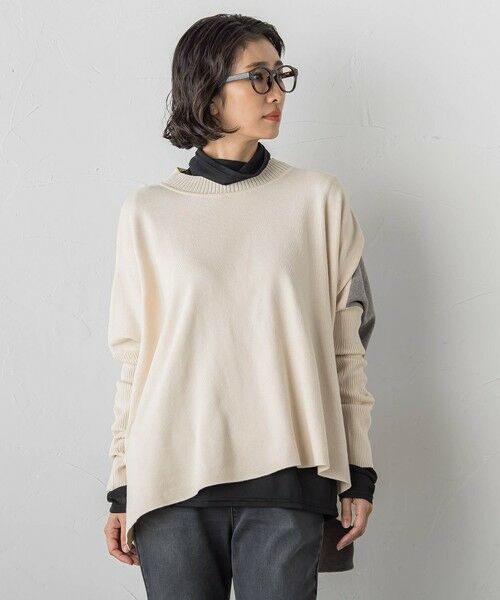 la.f... / ラ・エフ カットソー | シアー切り替えカットソー | 詳細19