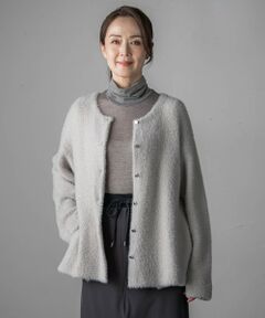 la.f... / ラ・エフ ニット・セーター | フェザーヤーンニットカーディガン