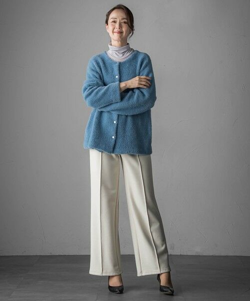 la.f... / ラ・エフ ニット・セーター | フェザーヤーンニットカーディガン | 詳細13