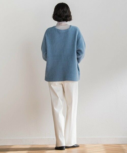 la.f... / ラ・エフ ニット・セーター | フェザーヤーンニットカーディガン | 詳細7