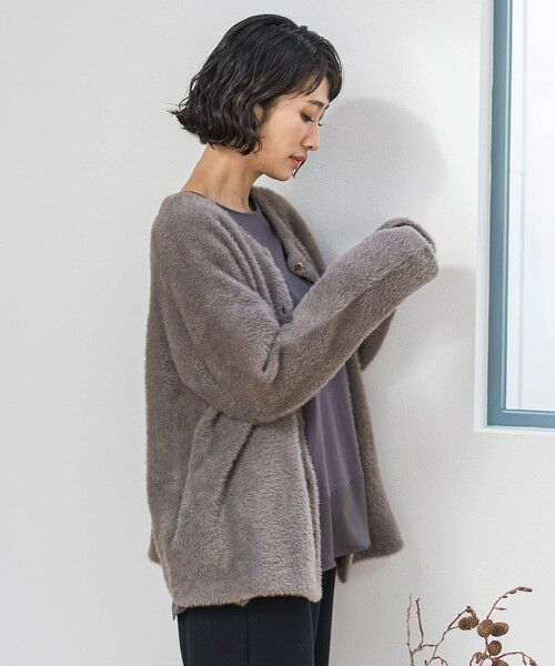 la.f... / ラ・エフ ニット・セーター | フェザーヤーンニットカーディガン | 詳細18