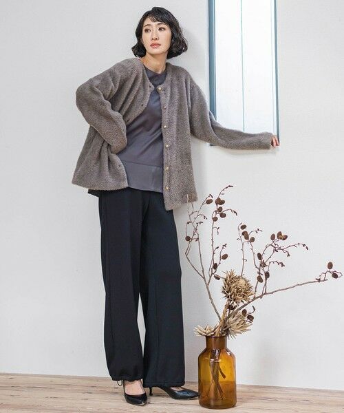 la.f... / ラ・エフ ニット・セーター | フェザーヤーンニットカーディガン | 詳細19