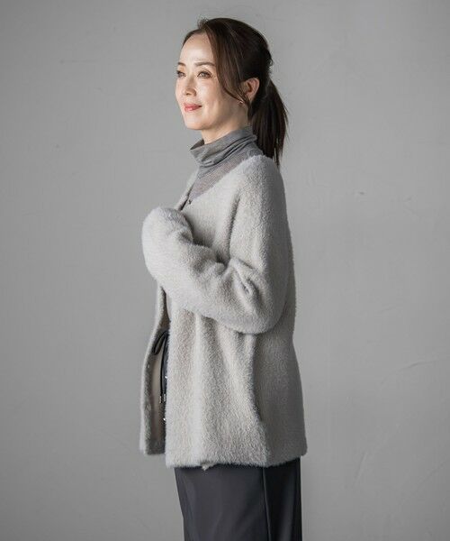 la.f... / ラ・エフ ニット・セーター | フェザーヤーンニットカーディガン | 詳細27