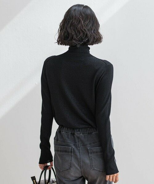 la.f... / ラ・エフ ニット・セーター | ラメリブタートルニット | 詳細15
