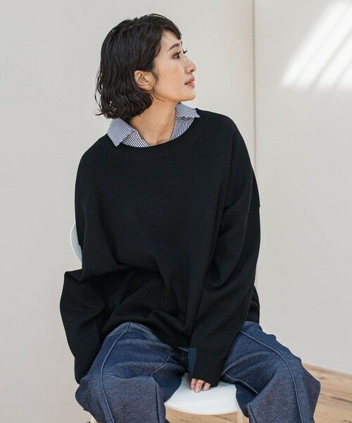 la.f... / ラ・エフ ニット・セーター | 【WEB限定/新色追加】""3コーデが叶う2点セット""ニット×シャツ | 詳細3