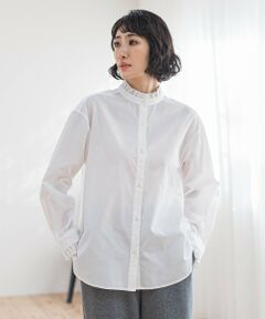 la.f... / ラ・エフ シャツ・ブラウス | ネックフリルブラウス