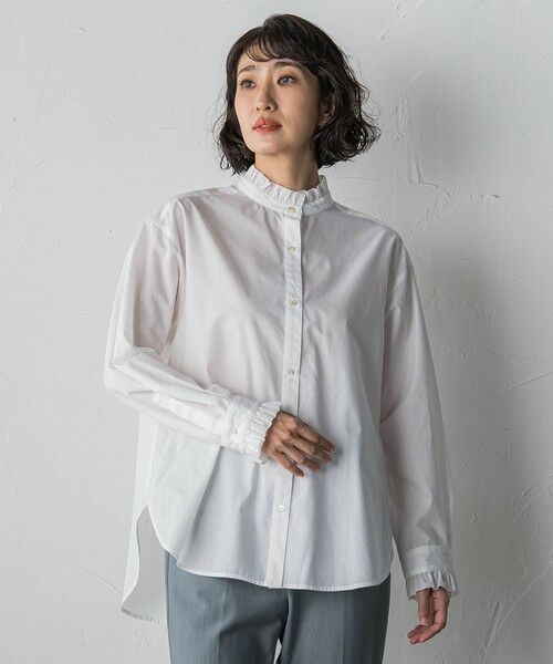 la.f... / ラ・エフ シャツ・ブラウス | ネックフリルブラウス | 詳細1
