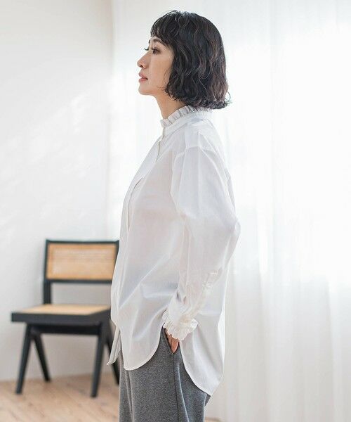 la.f... / ラ・エフ シャツ・ブラウス | ネックフリルブラウス | 詳細12